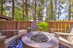 Cozy Pagosa Springs Retreat Fire Pit and Patio